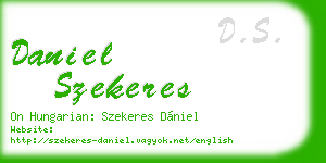 daniel szekeres business card